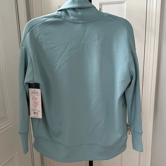 Yogalicious Light Blue Open-Front Blazer Jacket only - Picture 3 of 7